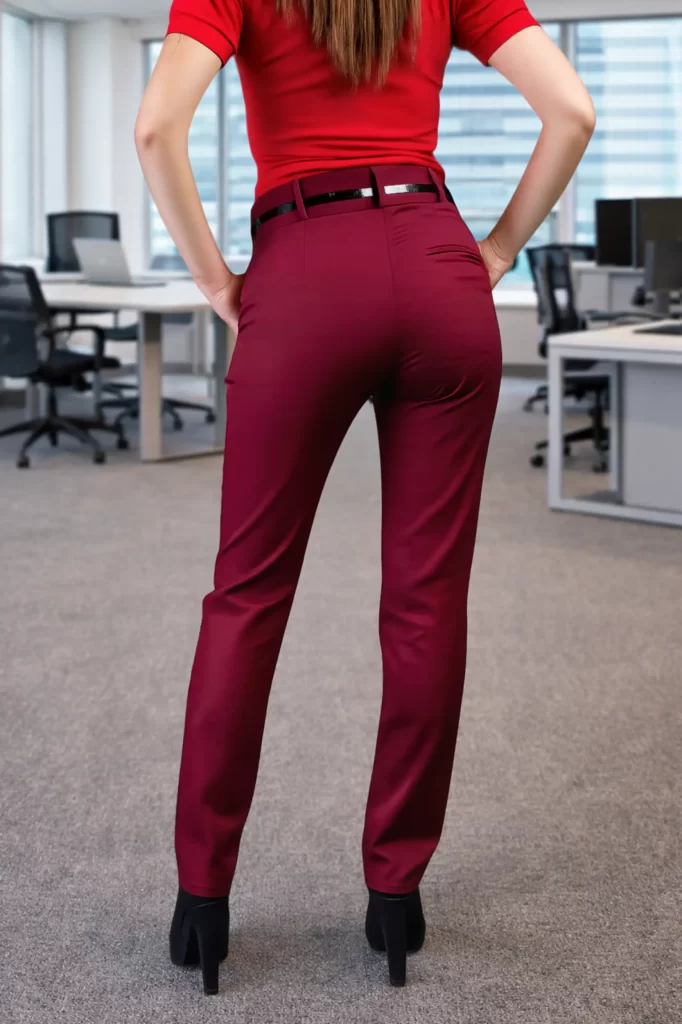 Pantalón casual corte recto dama - Imagen 3