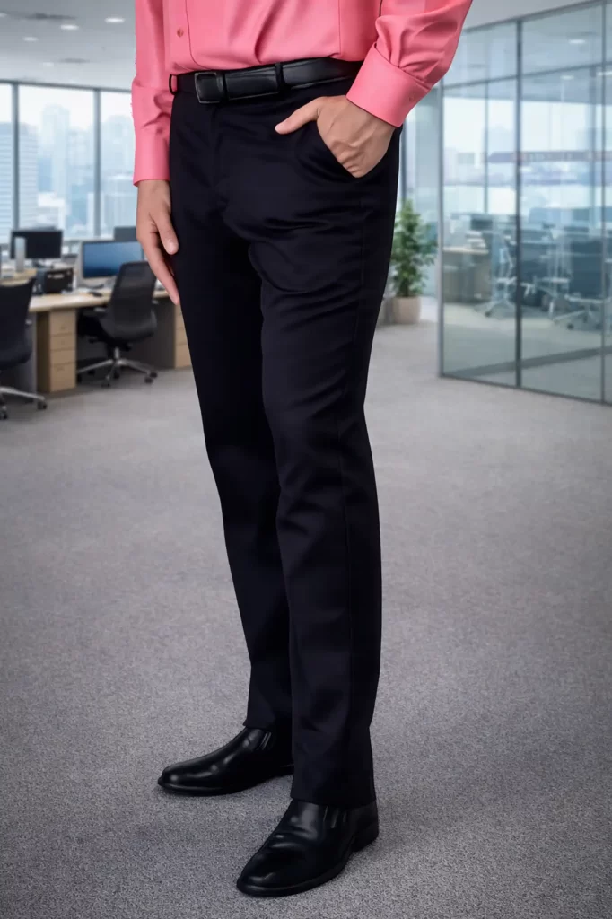 Pantalón casual corte recto caballero - Imagen 2