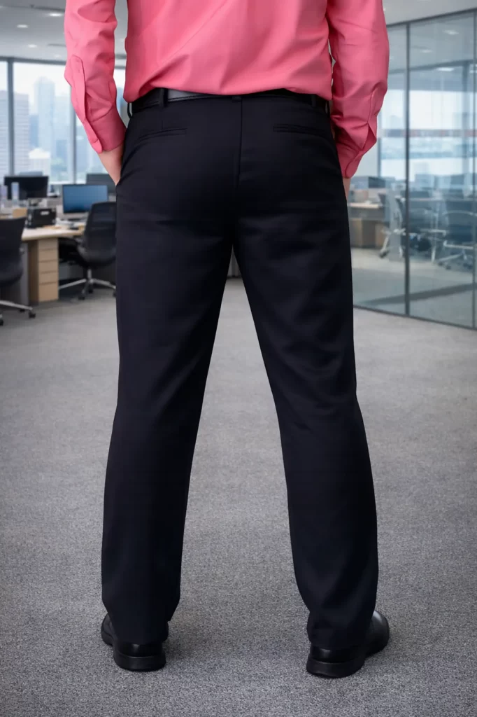 Pantalón casual corte recto caballero - Imagen 3