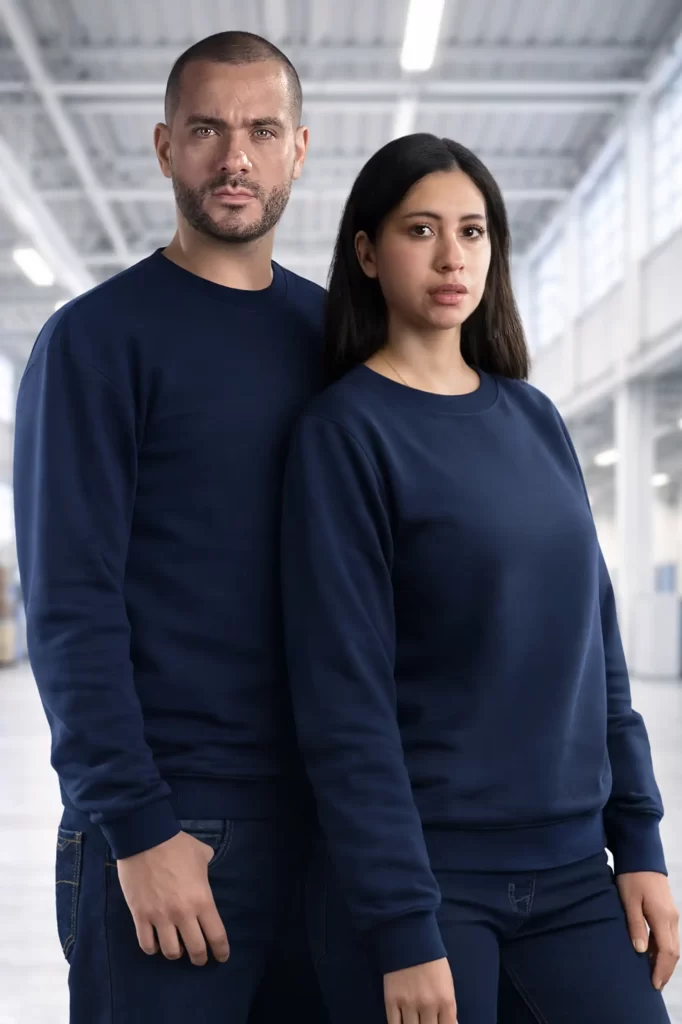 Sudadera cuello redondo dama/caballero - Imagen 2