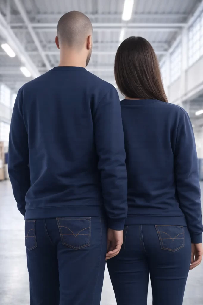 Sudadera cuello redondo dama/caballero - Imagen 3