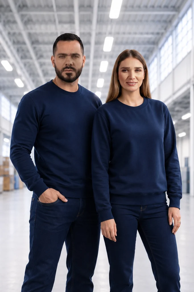 Sudadera cuello redondo dama/caballero - Imagen 2