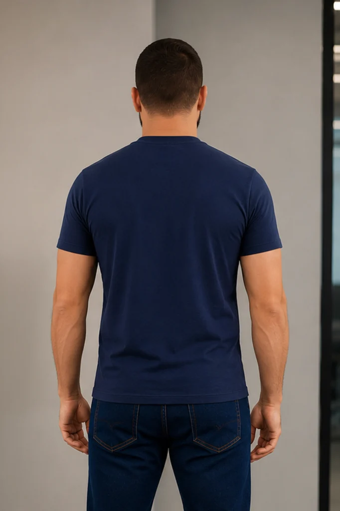 Playera manga corta cuello redondo dama/caballero - Imagen 5