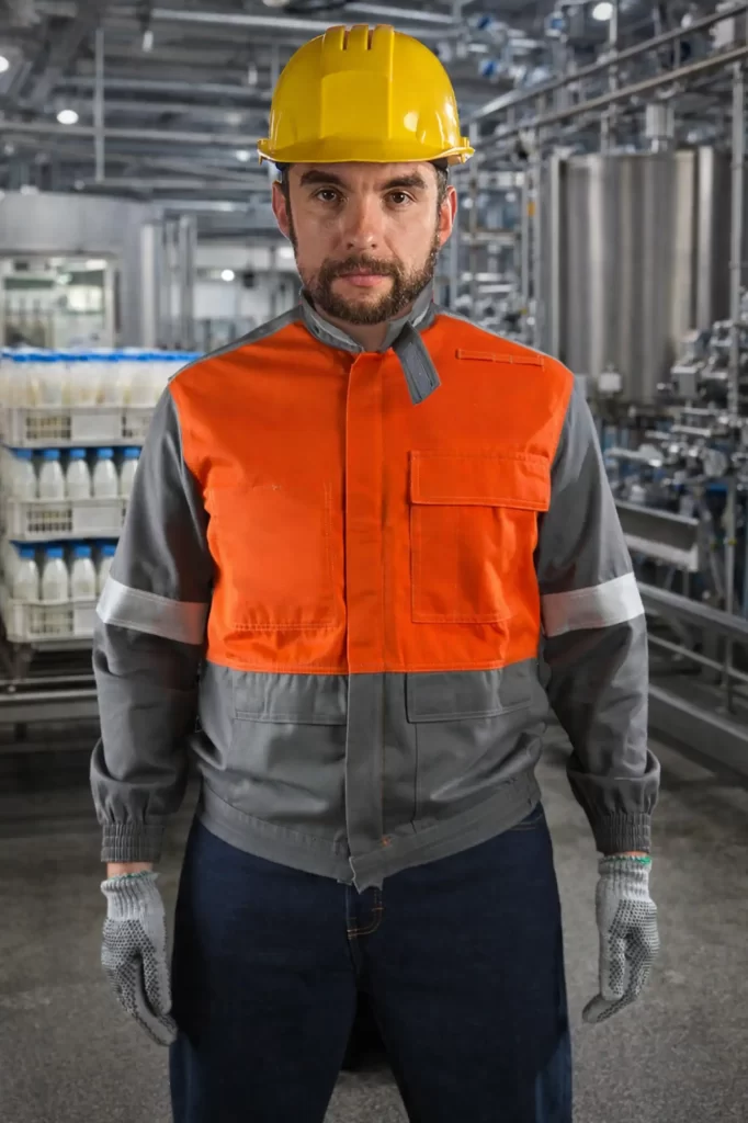 Chamarra en contraste