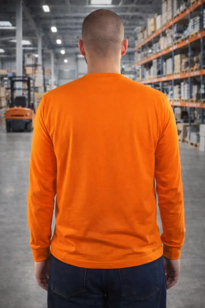 Playera manga larga cuello redondo caballero - Imagen 3