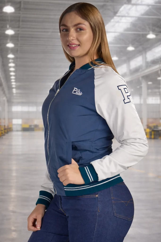 Chamarra beisbolera dama/caballero - Imagen 2