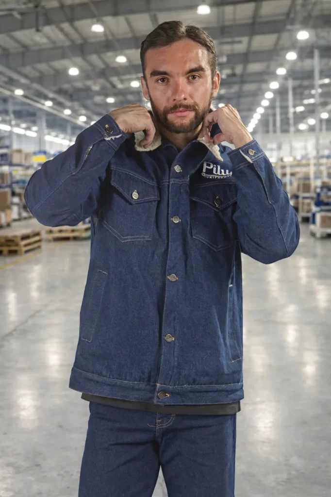 Chamarra denim dama/caballero - Imagen 2